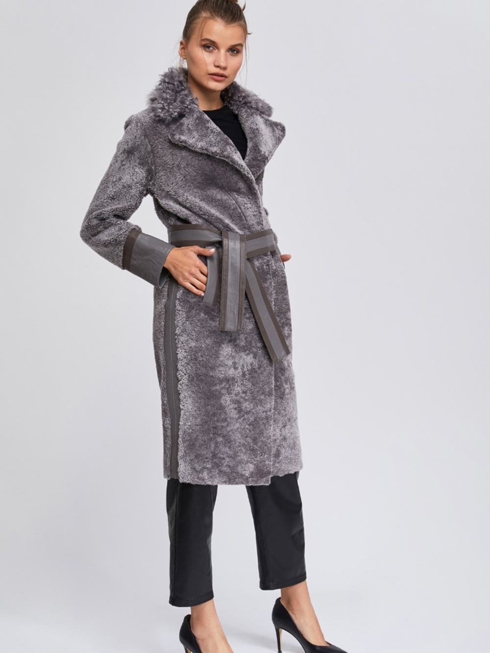 Shearling Overcoat: Women's Turkish Sheepskin Winter Coat